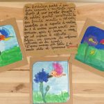 bambini della ludoteca di nuovi orizzonti vistano gli anziani nella Fisiocenter di Ripi