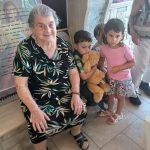 bambini della ludoteca di nuovi orizzonti vistano gli anziani nella Fisiocenter di Ripi