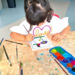 bambini della ludoteca di nuovi orizzonti vistano gli anziani nella Fisiocenter di Ripi