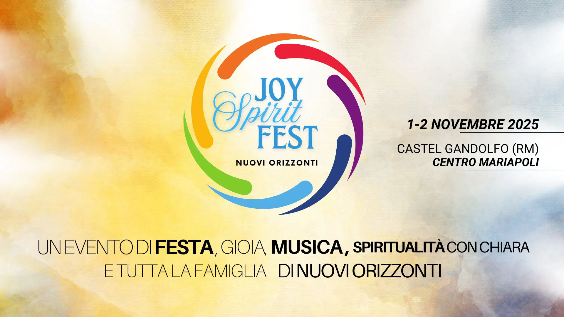 Joy Spirit Fest 2025 - Nuovi Orizzonti