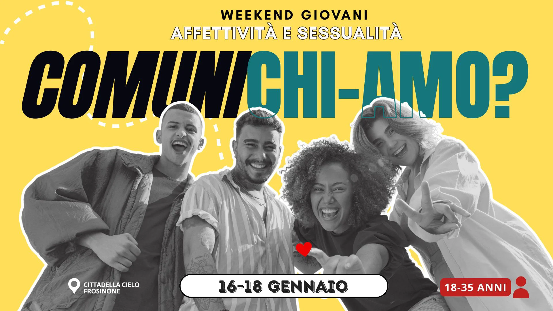 Weekend Giovani 2026 - COMUNI-CHI-AMO